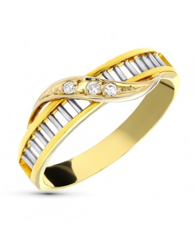 18K SORTIJA ORO AMARILLO DIAMANTES TALLA BRILLANTE CALADA HOJA