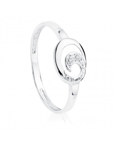 18K SORTIJA ORO BLANCO 2 DIAMANTES TALLA BRILLANTE 0.016 QTES.