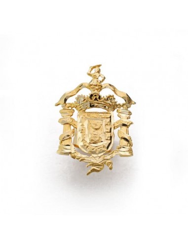 18K ESCUDO INSIGNIA MELILLA. 20 X 14 MM.