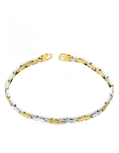 18K PULSERA BICOLOR 21,5 CM