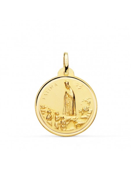 18K MEDALLA VIRGEN DE FATIMA 22 MM