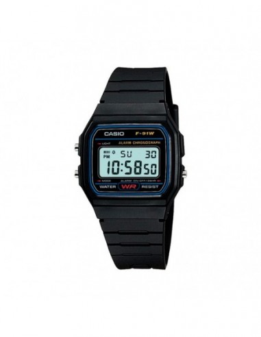 Reloj Casio Digital Negro Clasico F-91