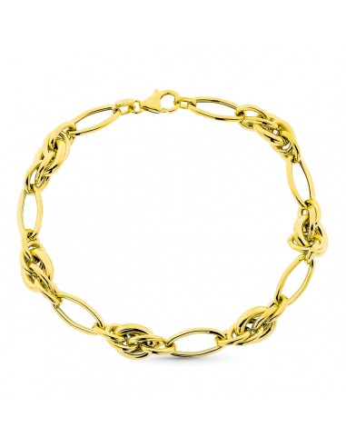 9K PULSERA ORO AMARILLO 20.5 CM