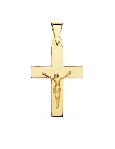 18K CRUZ CON CRISTO 34 X 22 MM