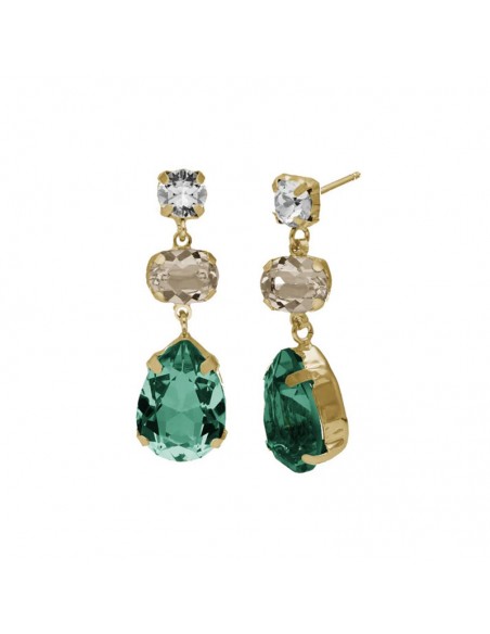 Pendientes Victoria Cruz Blooming Collection A4277-20DT