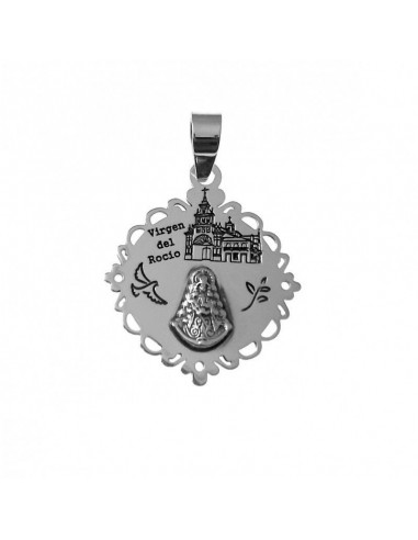 Medalla Plata Virgen Del Rocio Y La...